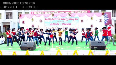 Vidyavikas Jangareddigudem Sarang Program Dance Youtube