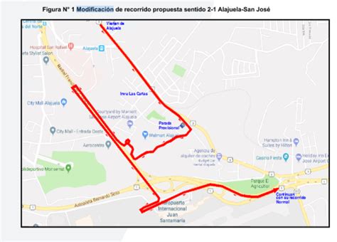 Cambios De Trayectos De Buses En Alajuela Por Trabajos Del MOPT El