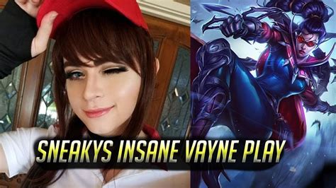 Sneakys Insane Vayne Play L Gosu Rage Quits A High Elo Game L Lol