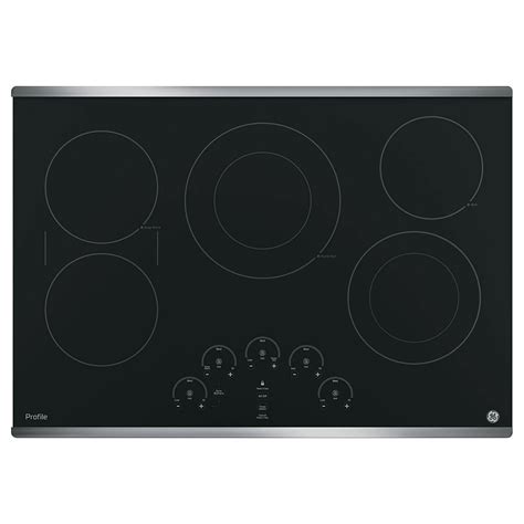 Ge Profile 30 Inch W Smoothtop Electric Cooktop With 5 Elements In