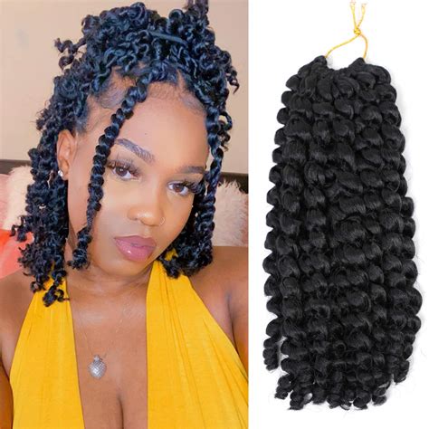 7 Pack 12 Inch Water Wave Passion Twist Crochet Hair For Black Women