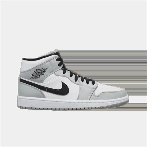 สนกเกอร Jordan 1 Mid Light Smoke Grey ซอ ขายของแท