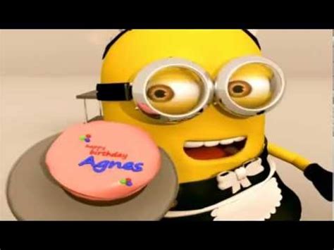 Minion cantando feliz cumpleaños Minions cumpleaños feliz Canciones