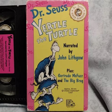 Dr Seuss Video Classics Yertle The Turtle And Other Stories Vhs