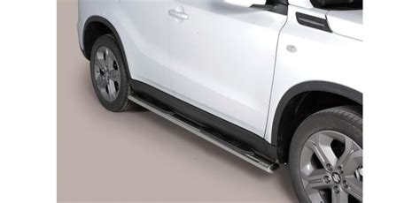 TUBES MARCHE PIEDS OVALE INOX Ø 76 SUZUKI VITARA 2015