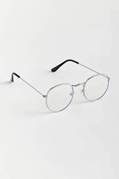 Wes Round Blue Light Glasses | Urban Outfitters