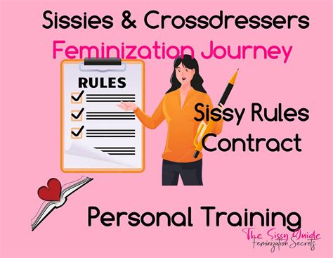 Sissy Rules Contract Personal Training For Sissies And Crossdressers