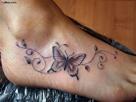 50 Lovely Ankle Butterfly Tattoos Designs Small 3d Ankle Butterfly