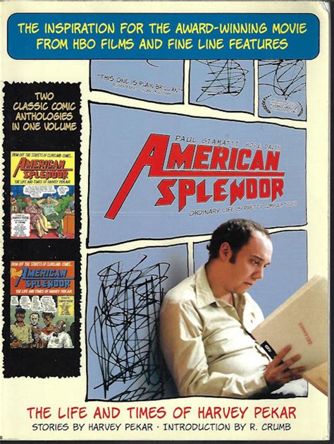 AMERICAN SPLENDOR By Pekar Harvey Intro By R Crumb Very Good