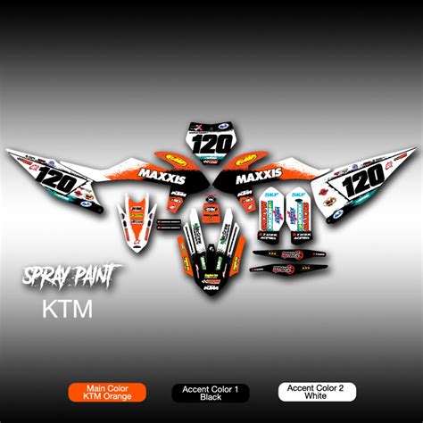 Graphic Kits Kit Archives Ktm Kit Archives Ktm Spray Paint Hbd