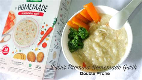 Resep MPASI Mudah Dan Praktis Bubur Promina Homemade Gurih Double