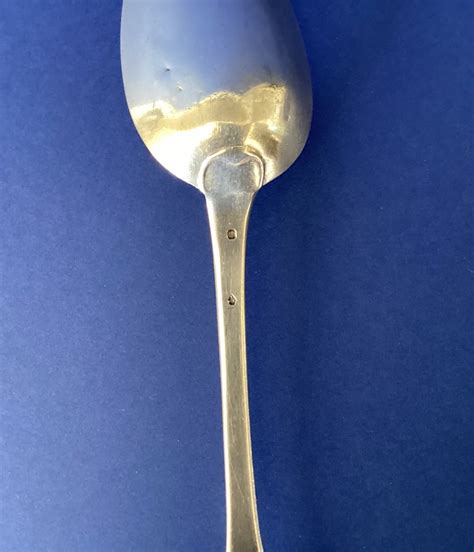 Proantic Stew Spoon In Sterling Silver Xix Century