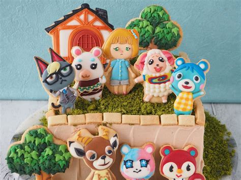 Japanese Pastry Chef Makes Most Adorable Animal Crossing Cake For Niece