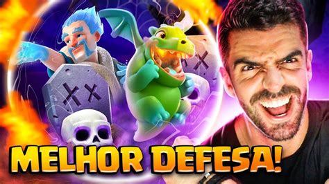 USEI O DECK MAIS DEFENSIVO DE CEMITÉRIO DE TODOS OS TEMPOS DO CLASH