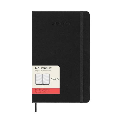 Moleskine Moleskine Daily Planner 2024 2025 Large Hard Cover 18 Months