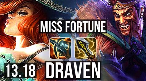 MISS FORTUNE Alistar Vs DRAVEN Braum ADC 10 1 2 Rank 8 MF NA