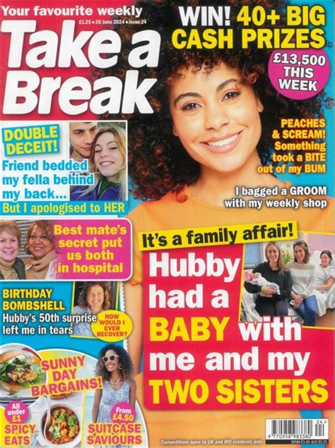 Take A Break Magazine Issue 24 2024 Mags Direct