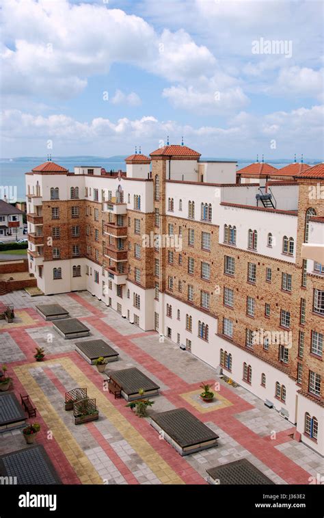 Apartments And Housing In Bournemouth Dorset England Stock Photo Alamy