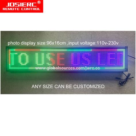 Mobile control LED moving sign full colors, LED Moving Sign LED Full ...