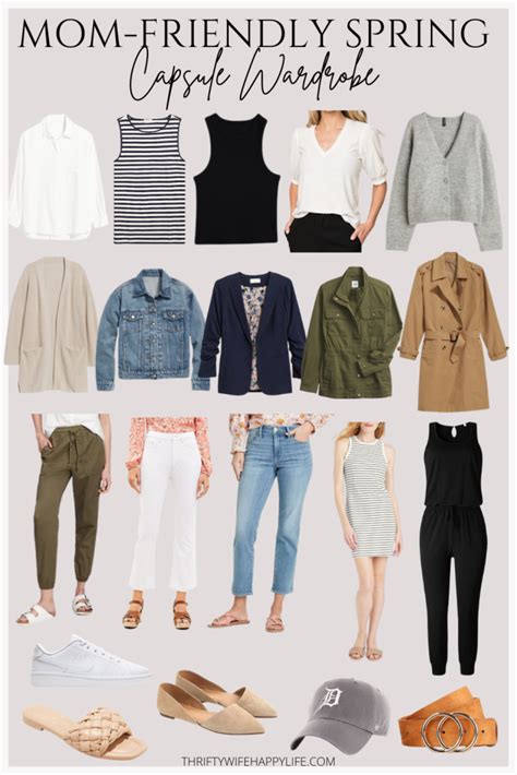 How To Create An Effortless Mom Friendly Spring Capsule Wardrobe Artofit