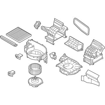 971002S000 Genuine Kia Blower Unit