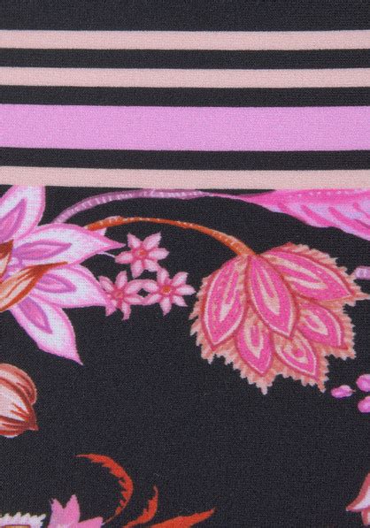 LASCANA Bikini Hose Bohemian Schwarz Pink 34