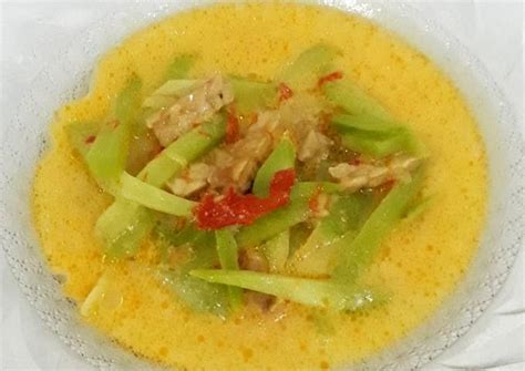 Resep Sayur Santan Tempe Labu Siam Oleh Nita Shintia Cookpad