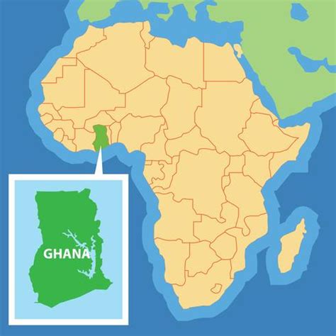 Ghana Map 164836 Vector Art at Vecteezy