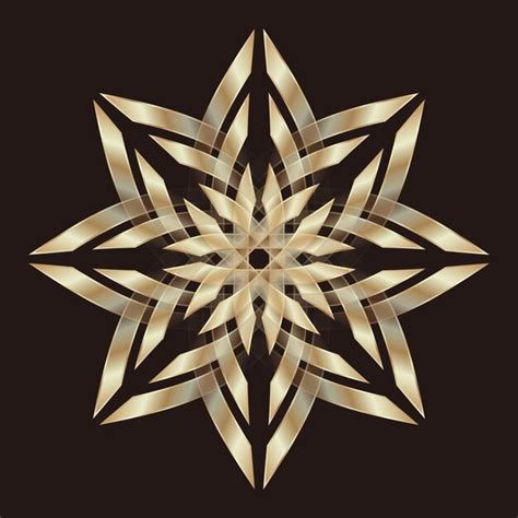 Un Vector Estrella De Oro Sobre Un Fondo Negro Vector Premium