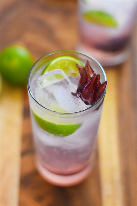 Easy Hibiscus Gin And Tonic For Gin Lovers Dash Of Jazz