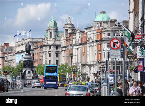 Dublin O'Connell Street: O'Connell Street, Dublin's main Stock Photo ...