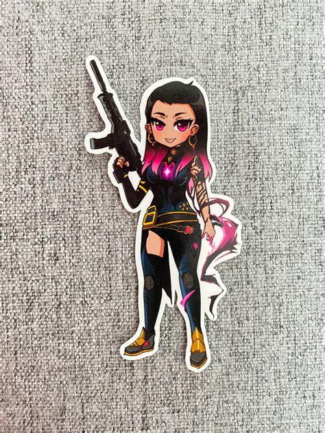 Chibi Reyna Valorant Sticker Etsy