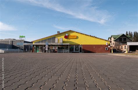 Biedronka Supermarket Shop With Brand Logo Sign Retail Chain Of