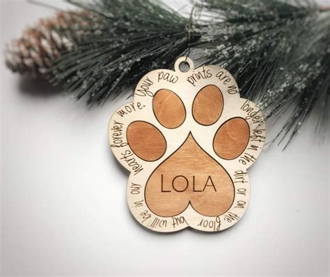 Dog Memorial Ornament Etsy