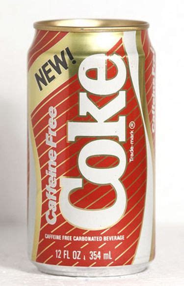 1985 New Coke Caffeine Free Coca Cola Us Artofit