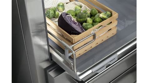 Frigorifero Freezer In Acciaio Inox Con Ice Maker E Porta In Vetro