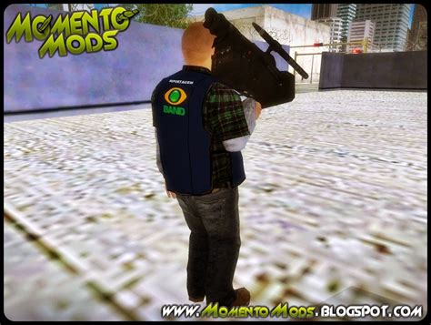 Gta Sa Skin Cinegrafista Da Band Camera Momento Mods Mods Para