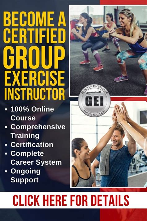 Become A Certified Group Exercise Fitness Instructor