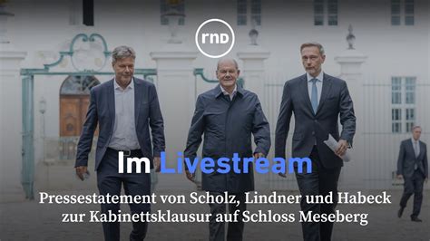 Klausurtagung In Meseberg Scholz Habeck Und Lindner Informieren Ber