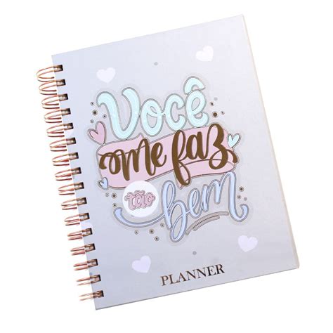 Planner Permanente Merci Voc Me Faz T O Bem Laranja Lima Papelaria