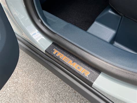 Maverick Door Sill Kit Tremor Logo On Black Texture