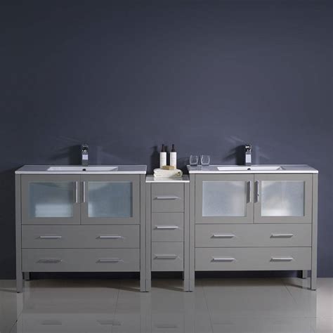 Fresca Fresca Fcb Gr I Torino Gray Modern Double Sink