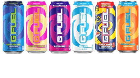 Buy G Fuel Energy Drink Variety Packs 16 ounce cans 12 pack (6 Flavor ...