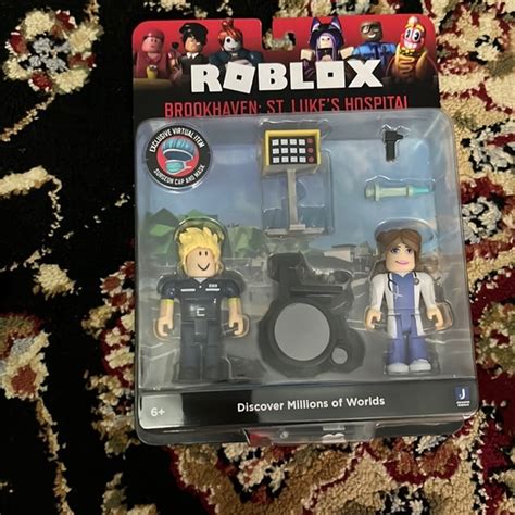 Roblox Brookhaven Lukes Hospital Action Figure 2 Pack Jazwares Toywiz