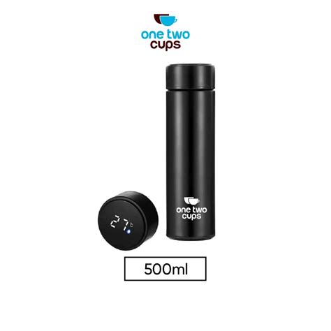 Jual One Two Cups Botol Minum Thermos Lcd Display Suhu Minuman S S