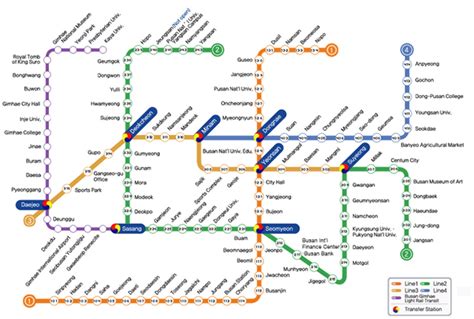 Subway Map Busan South Korea - Floria Anastassia