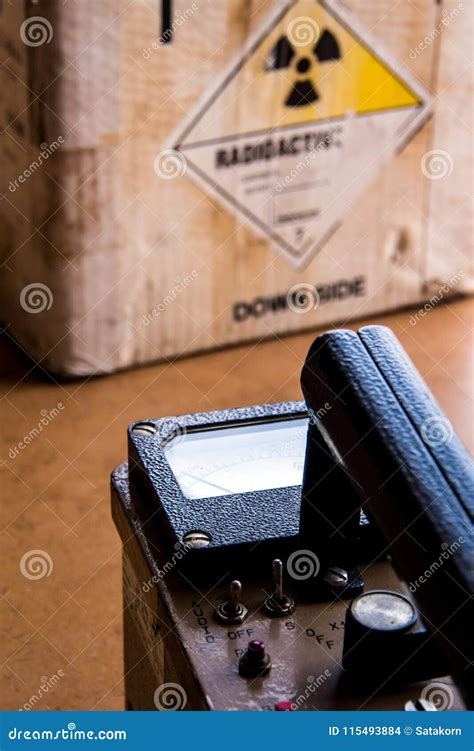 Radiation Measuring with Radiation Survey Meter Stock Photo - Image of ...