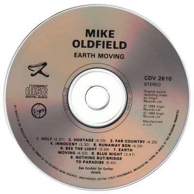 Earth Moving Mike Oldfield Mp Buy Full Tracklist