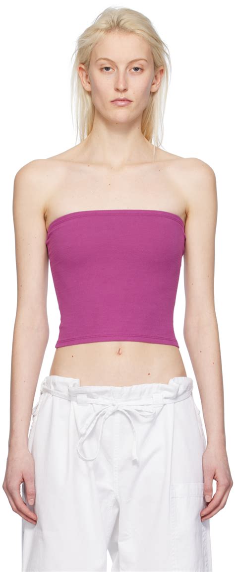 Gil Rodriguez Pink Convertible Tube Top Ssense Canada