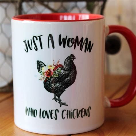 Chicken Coffee Mug Funny Chicken Ts Farm Mugs Etsy